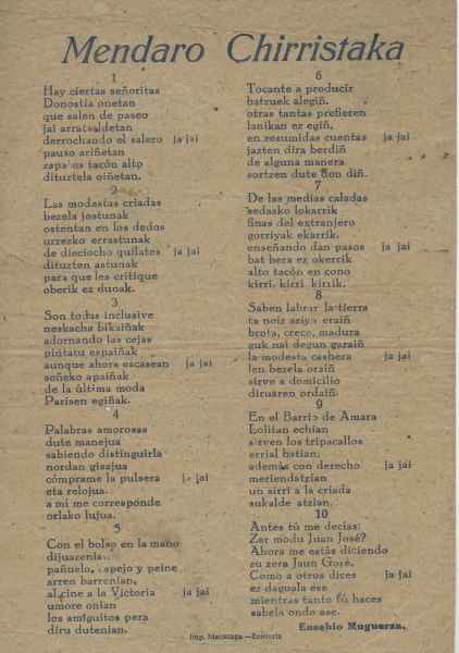 Mendaro Txirristaka