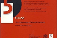 The Collections of Rudolf Trebitsch. Basque Recordings 1913