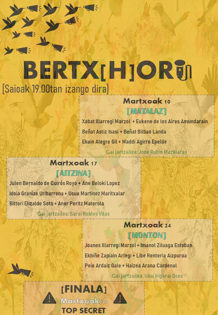 BERTX(H)ORI Iruñean