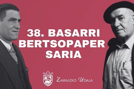 Basarri bertsopaper sariketan lanak aurkezteko azken txanpa Basarri bertsopaper sariketan lanak aurkezteko azken txanpa