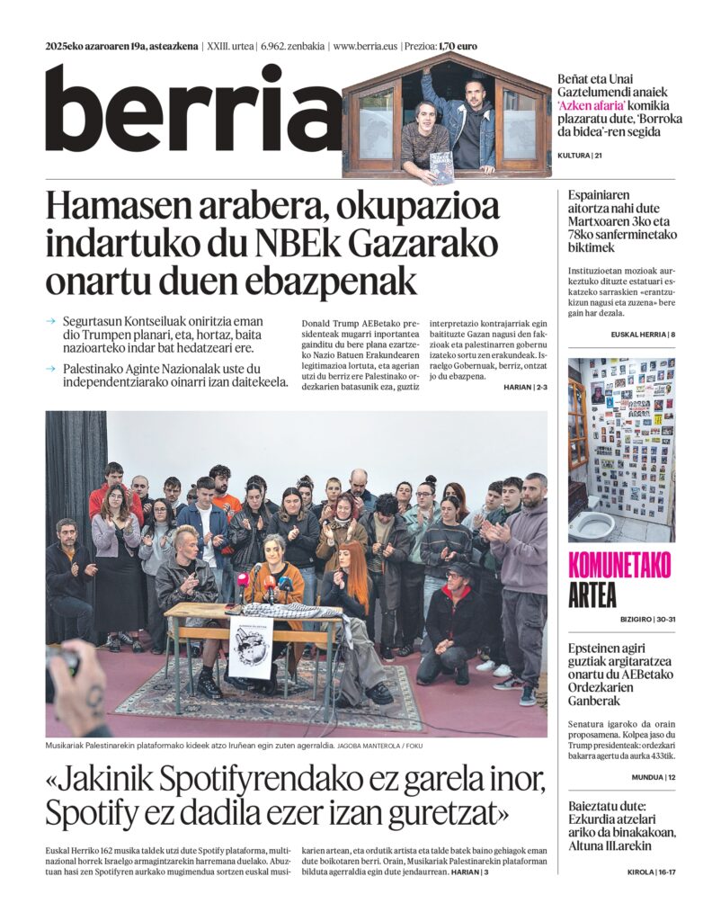 'Azken Afaria' komikia aurkeztu dugu