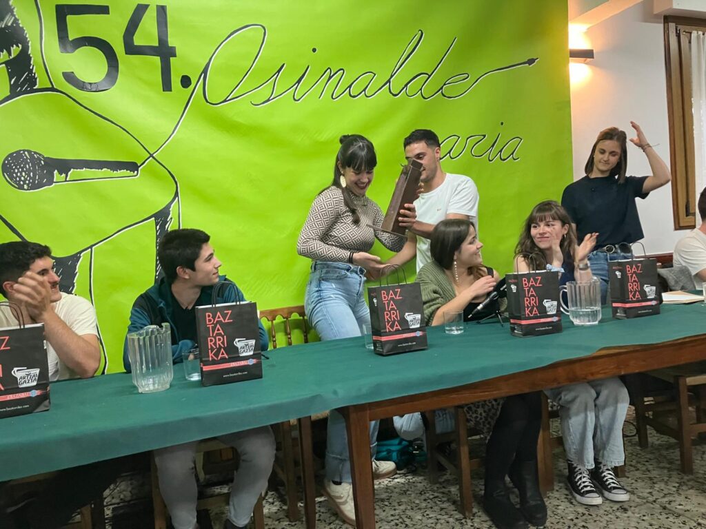 Maddi Agirrek irabazi du Osinalde Saria Maddi Agirrek irabazi du Osinalde Saria