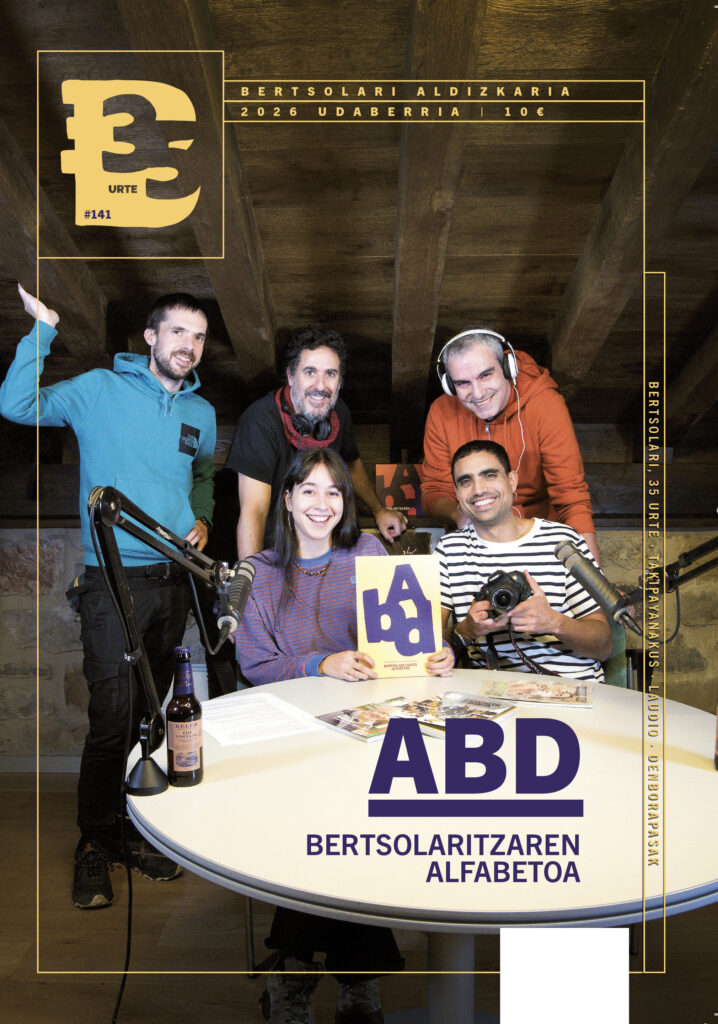 Kalean da Bertsolari aldizkariaren 141 alea Kalean da Bertsolari aldizkariaren 141 alea