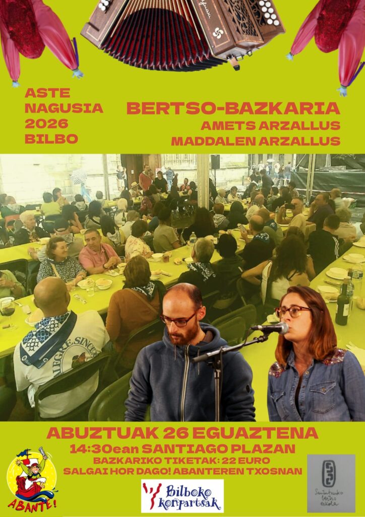 Asteko bertso agenda abuztuak 26-30