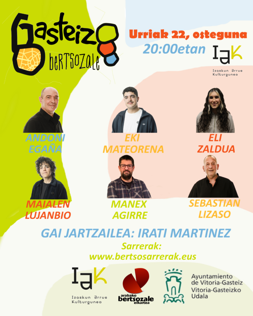 Gasteiz Bertsozale saioa Gasteizen urriaren 22an Gasteiz Bertsozale saioa Gasteizen urriaren 22an