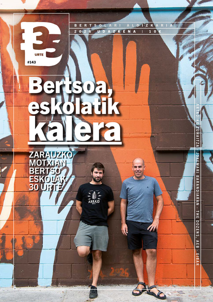 Kalean da Bertsolari aldizkariaren 143 alea